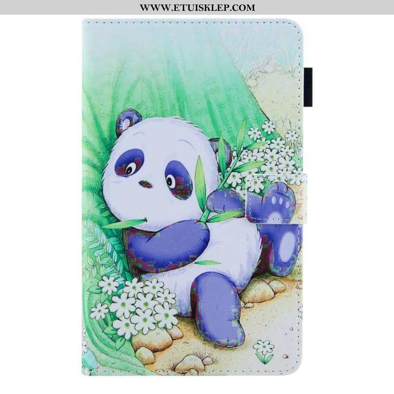 Etui Folio do Samsung Galaxy Tab A8 (2021) Słodka Panda